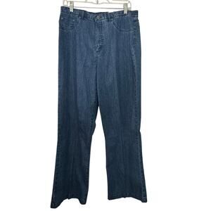 Vintage Alfred Dunner Tummy Flattening Panel Size 12 Wide Leg Jeans NWT